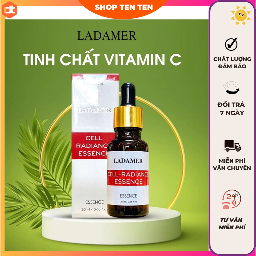 Serum trắng vitamin C Ladamer Cell Radiance Essence Phục Hồi Da 20ml