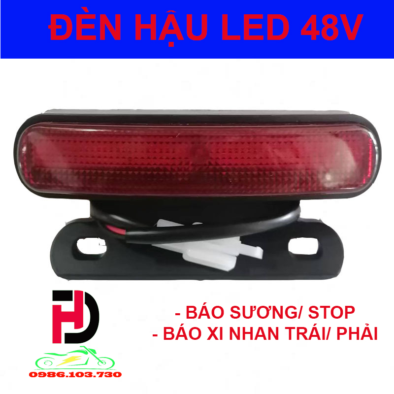 Đèn hậu led 48v xe đạp điện full chức năng
