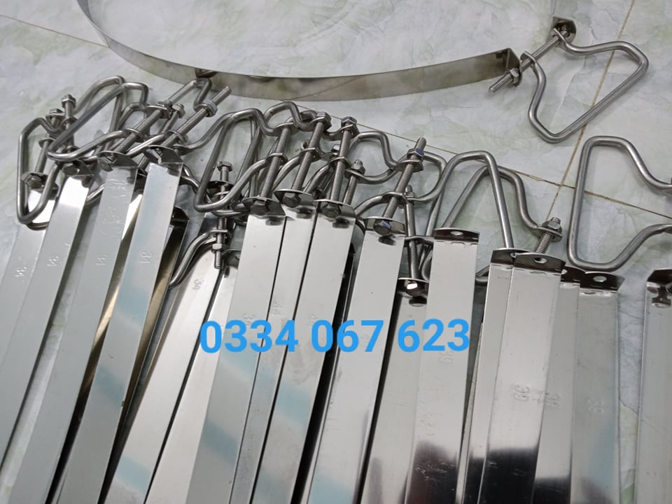 Đai thớt nghiến bằng inox 304 đường kính từ 29 đến 50cm