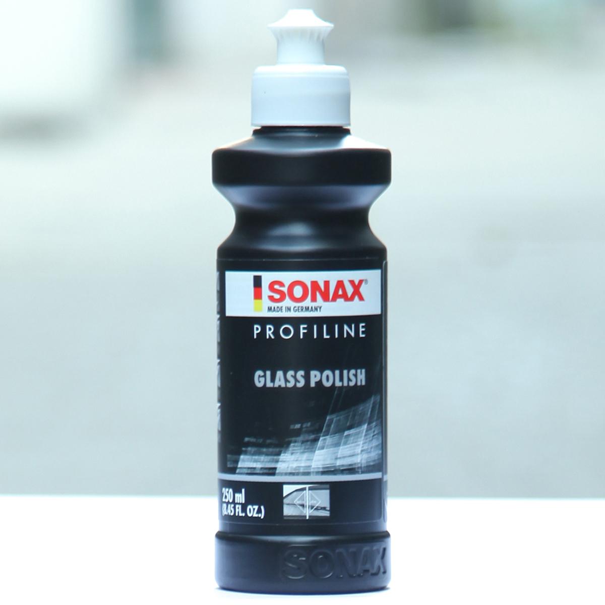 Dung Dịch Đánh Bóng Xóa Xước Kính Sonax ProfiLine Glass Polish 250ml Dùng Máy