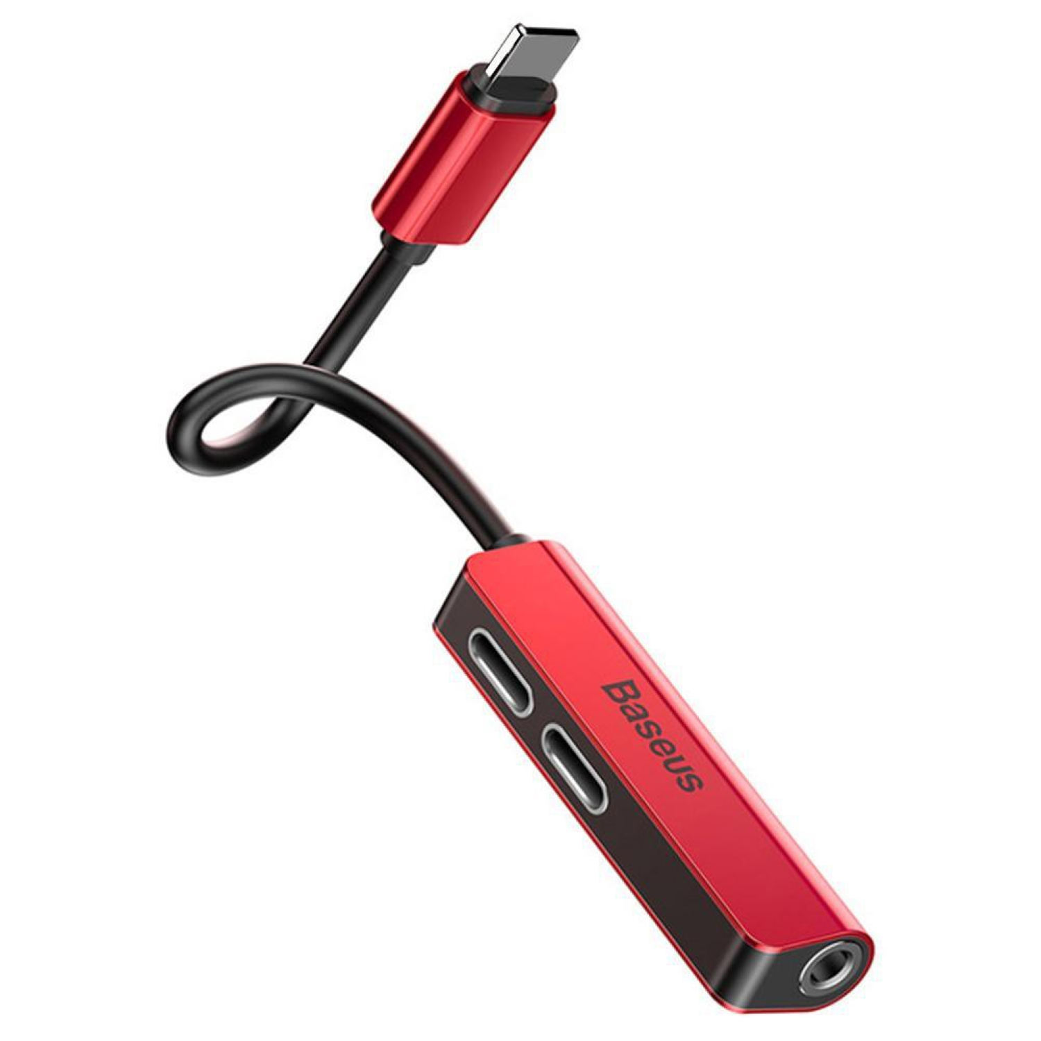 Bộ chuyển cổng Lightning sang Dual Lightning + Audio AUX 3.5mm Baseus L52
