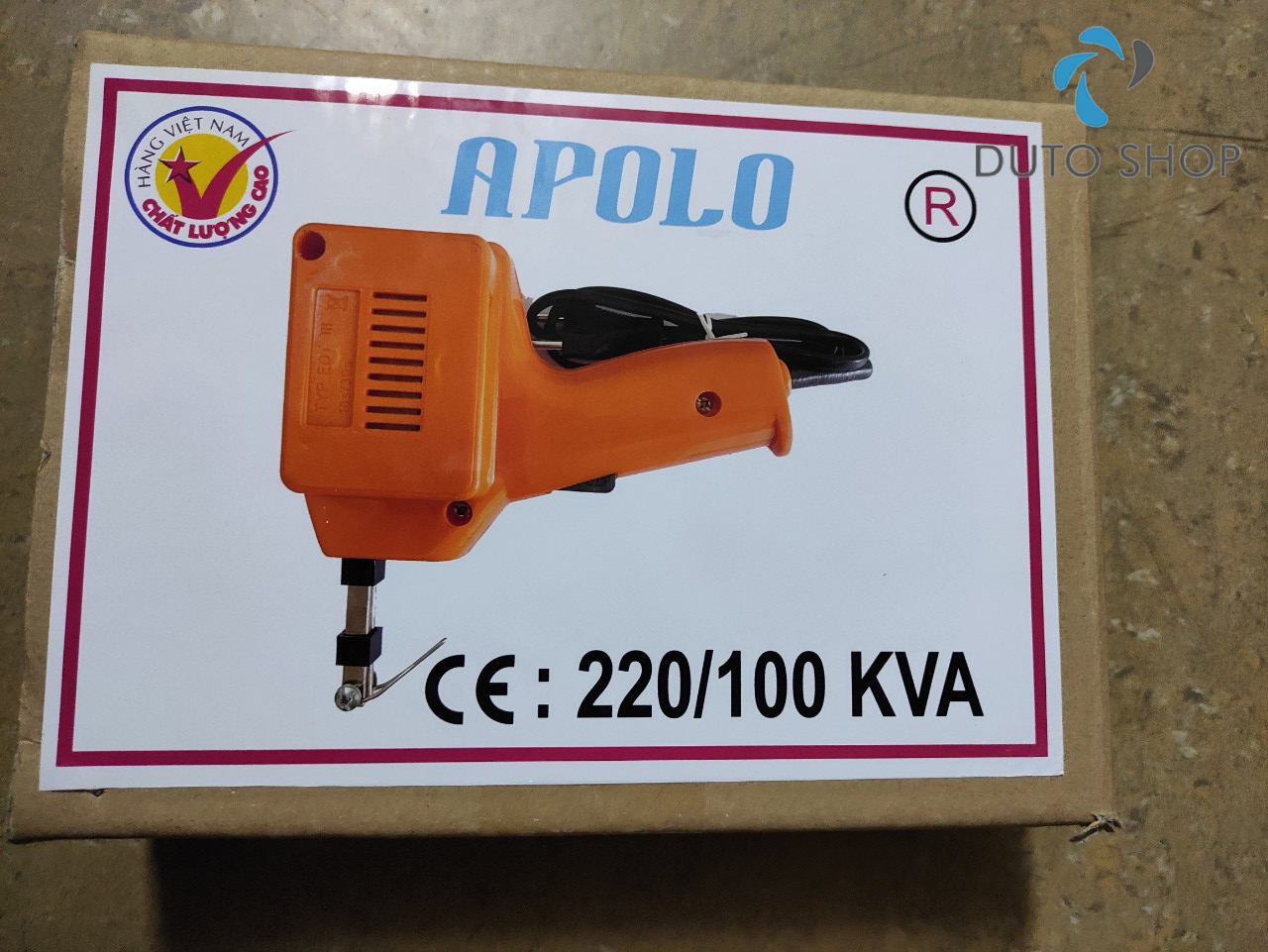 Mỏ hàn xung Apolo Việt Tiệp Cao cấp (Tặng  01 mũi hàn + 01 cuộn thiếc)