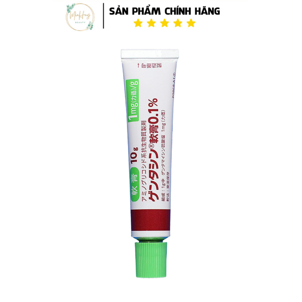 Kem mờ sẹo Nhật Bản Gentacin tuýp 10g hỗ trợ liền da làm đầy và mờ sẹo - MinHuy Beauty