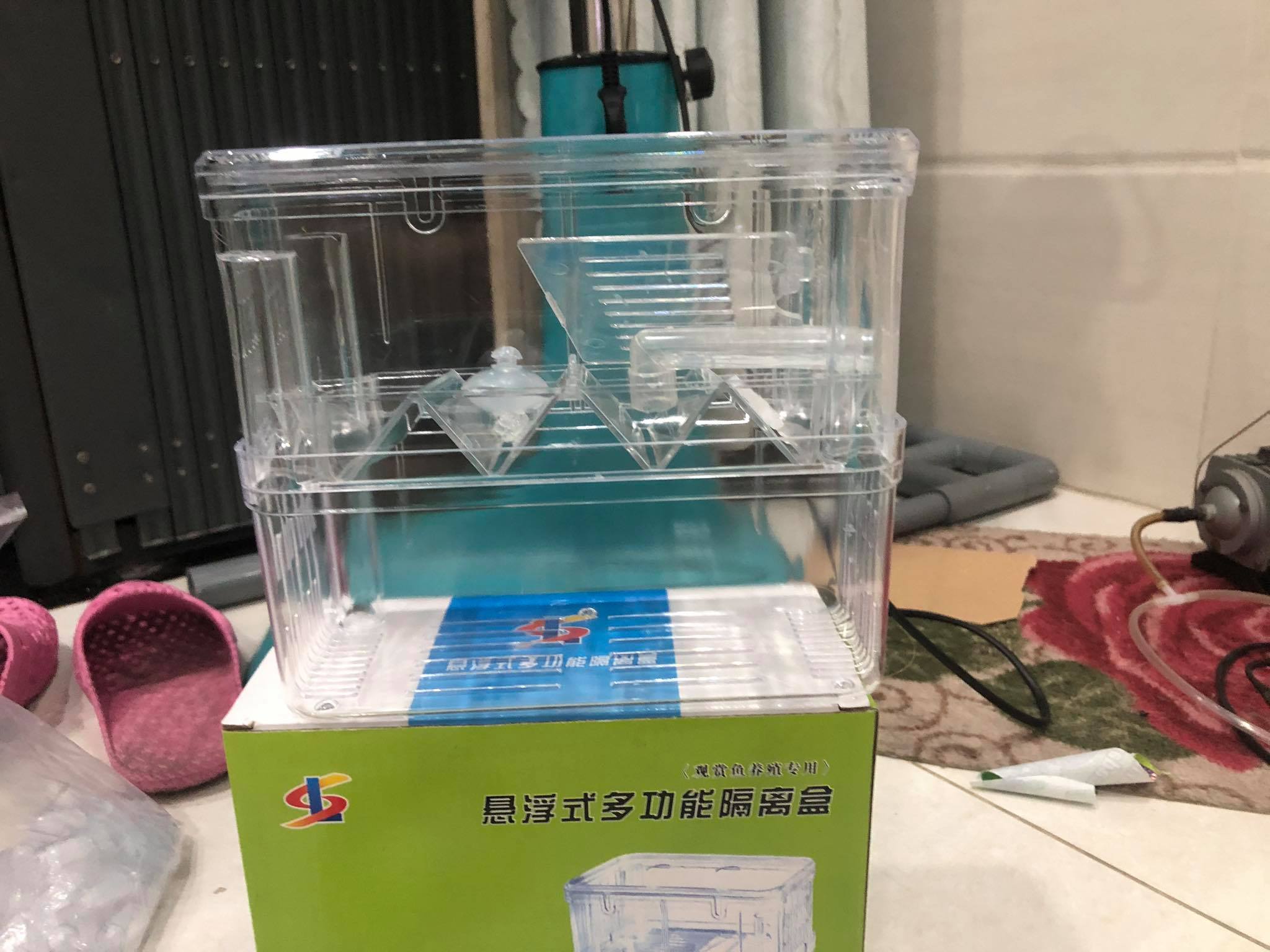 Lồng đẻ đôi cho cá cảnh - lồng tách và dưỡng cá bệnh