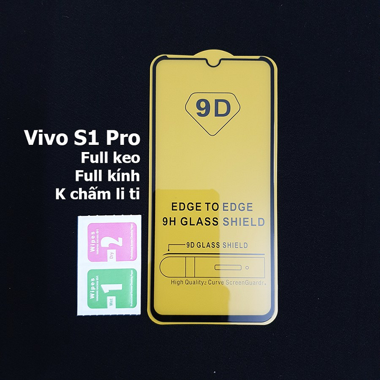 Kính cường lực 9D full màn hình Vivo S1 Pro
