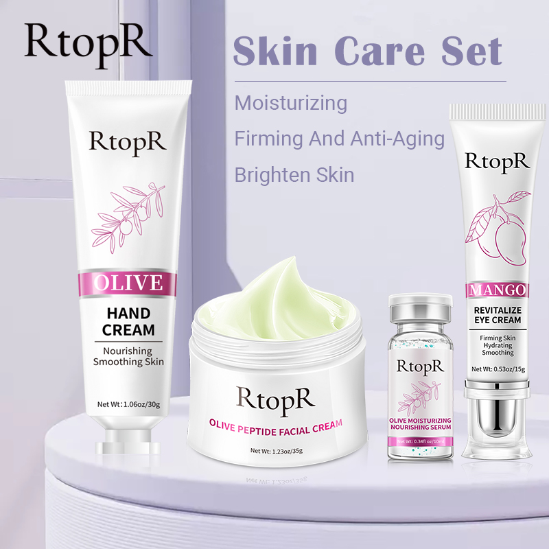 RtopR Bộ mỹ phẩm tinh chất oliu dưỡng ẩm làm trắng làm mờ nếp nhăn - INTL