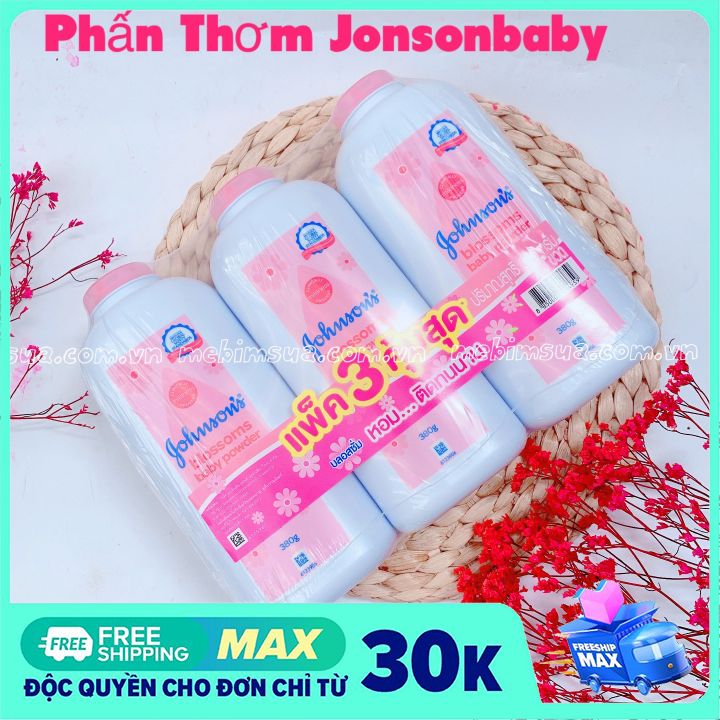 [DATE 2024] Phân thơm em bé Johnson's Baby hương hoa 380g -Phấn rôm cho bé sơ sinh