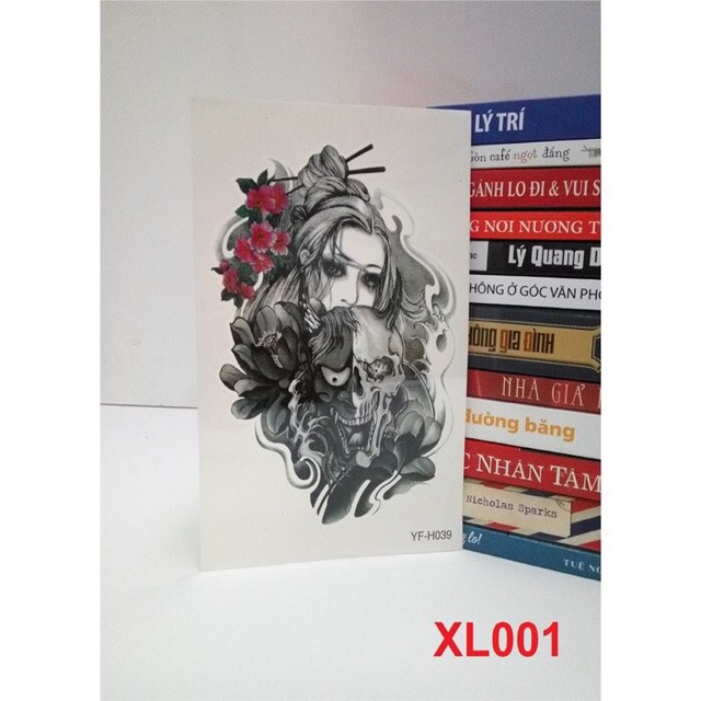 Hình xăm dán cô gái đẹp