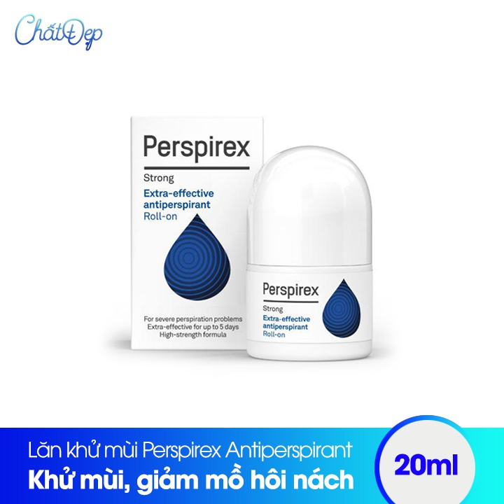 Lăn khử mùi hỗ trợ giảm nặng mùi hiệu quả Perspirex 20ml