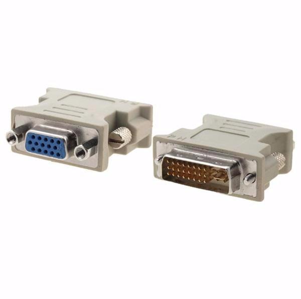 [HCM]Đầu chuyển tín hiệu từ DVI 24+5 kim sang VGA lõm (DVI sang VGA) Đầu chuyển DVI (24+5) sang VGA