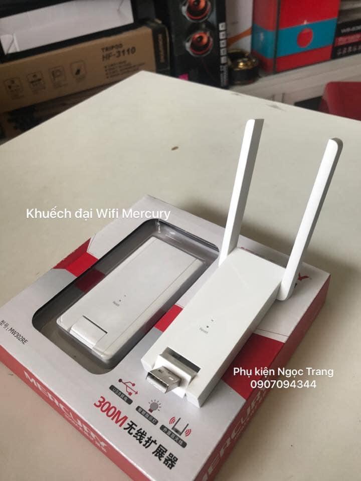 Kích sóng Wifi Mercury 300M 2 Râu MW302RE