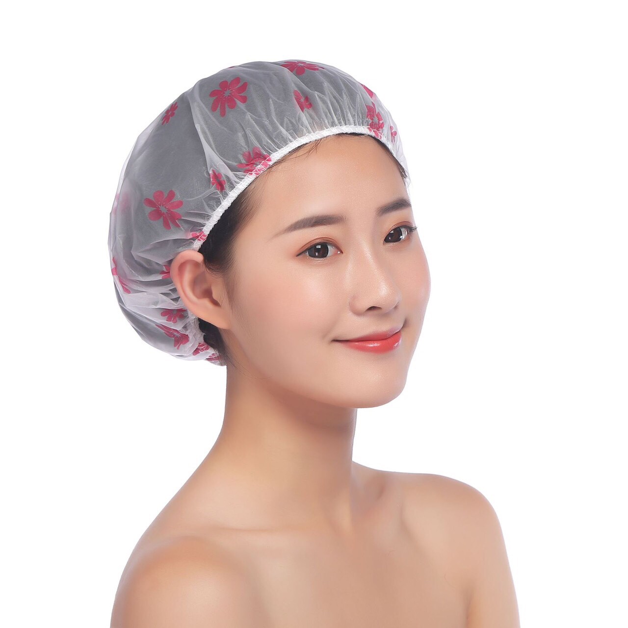 Mũ tắm trùm tóc , mũ ủ tóc, chống thấm nước, hàng dày đẹp-phukienteen
