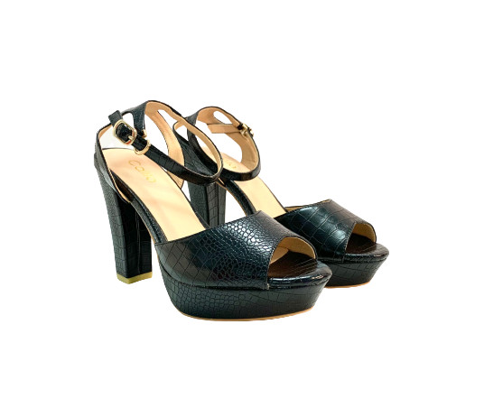Jumy giày sandal đúp hở mũi cao gót 12cm/ giày sandal cao gót thời trang