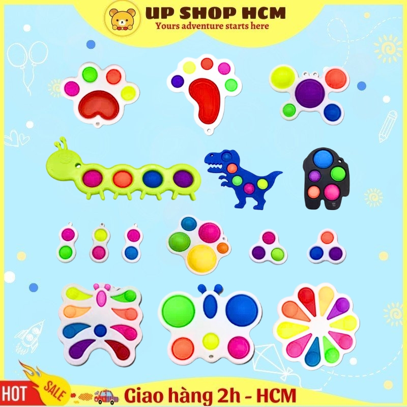 Đồ Chơi Pop It Fidget Toys Trò Chơi Bóp Bong Bóng Đầy Thú Vị Giúp Bé Nhận Biết Màu Sắc Nhận Dạng Hình Dạng Khác Nhau, Giúp Bé Tăng Khả Năng Cầm Nắm, giúp Người Lớn Giảm Stress mệt mỏi Đồ Chơi Trẻ Em Đồ Chơi Giảm Stress