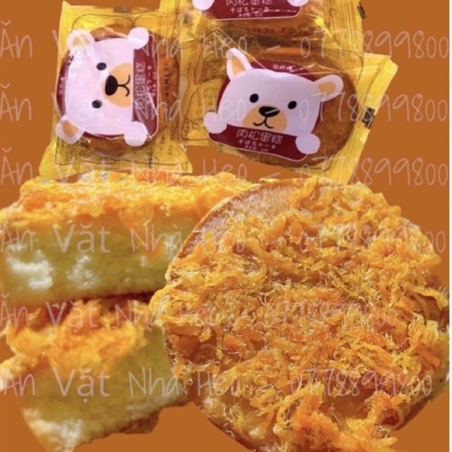 1 cái loại lớn bánh bông lan gấu chà bông siêu ngon