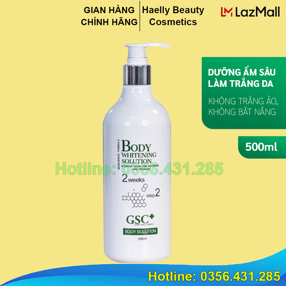 Kem Ủ Trắng Toàn Thân GSC Body Whitening Solution
