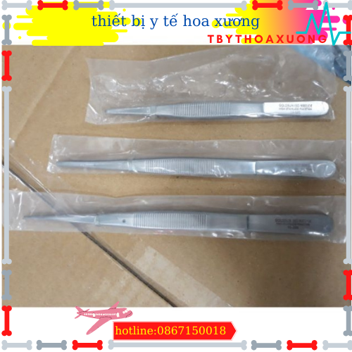 Nỉa thẳng y tế không mấu16 cm - nhíp y tế dùng trong phẩu thuật