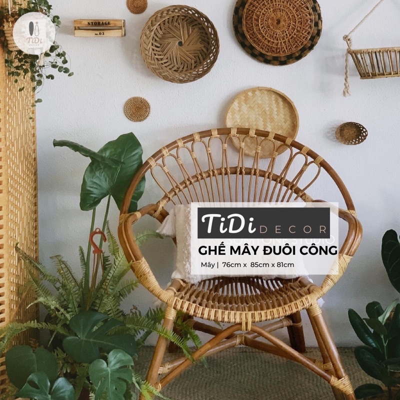 Ghế mây đuôi công/ ghế sheene thư giãn để phòng khách/ cửa hàng/ spa/ nhà hàng/ sân vườn/ ban công giá tại xưởng