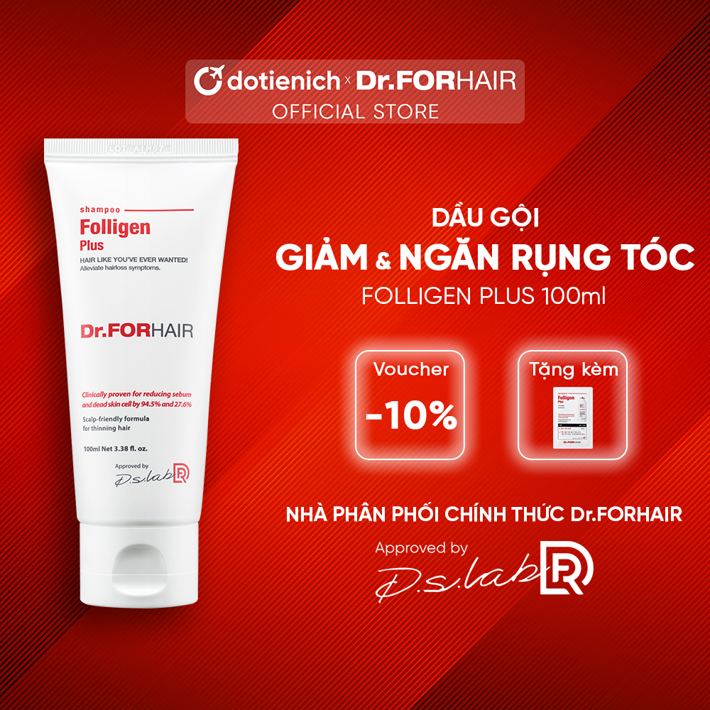Dầu gội ngăn ngừa rụng tóc Dr.ForHair phục hồi nang chân tóc và kích thích mọc tóc - Dr For Hair/Dr ForHair Folligen Plus Shampoo 100ml