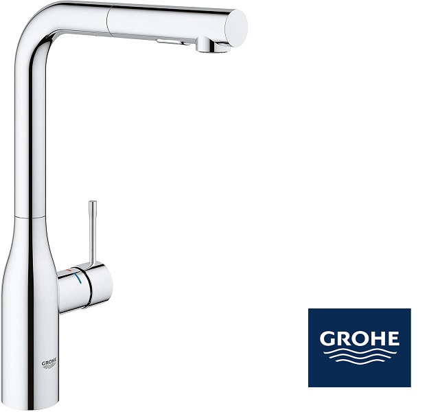Vòi rửa bát đầu rút Grohe Essence 30270000 Made in Portugal