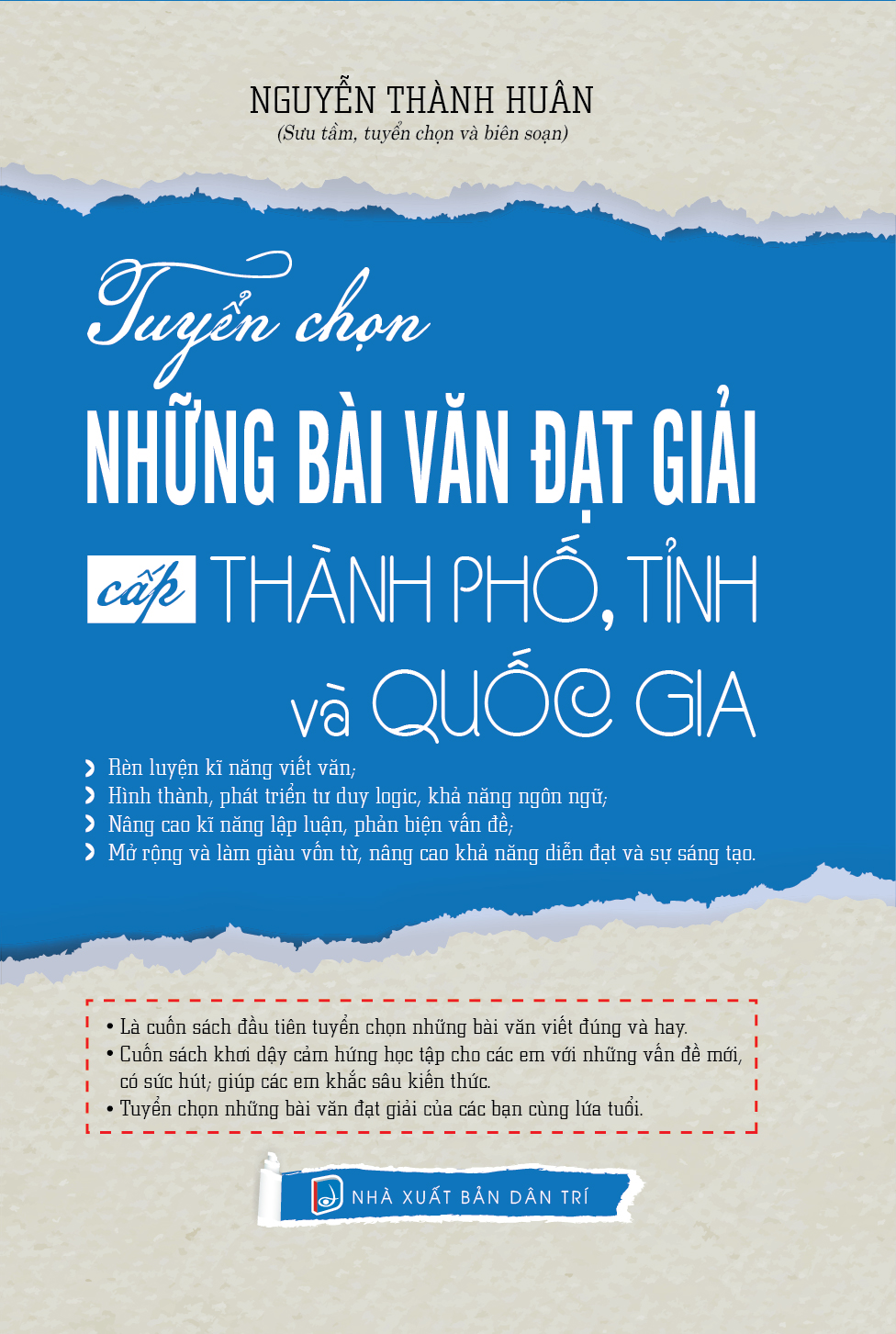 [HCM]TUYỂN CHỌN NHỮNG BÀI VĂN ĐẠT GIẢI CẤP THÀNH PHÔ TỈNH VÀ QUỐC GIA