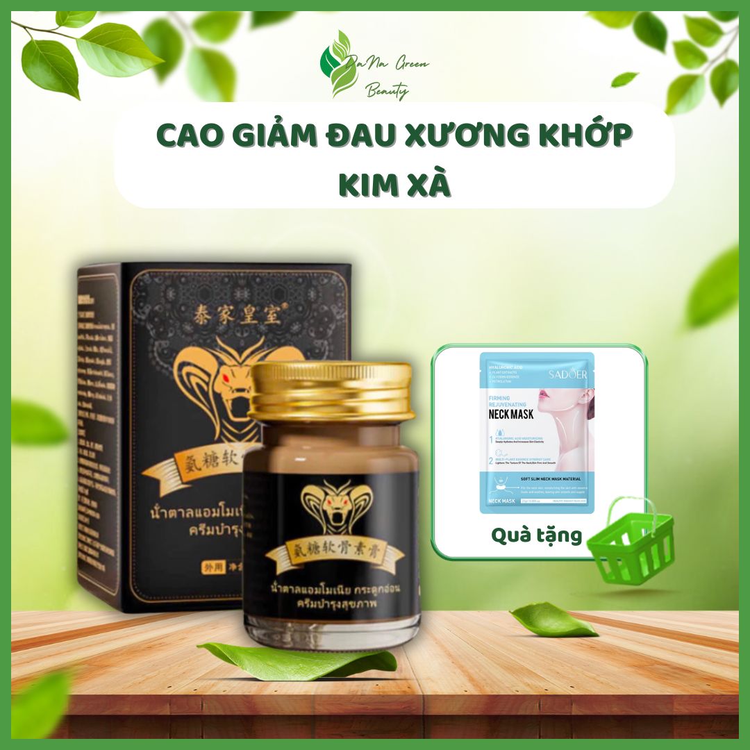 Cao Xoa Bóp Xương Khớp Kim Xà 15g - Cao Xoa Bóp Hỗ Trợ Giảm Đau Nhức, Đau Mỏi Cơ, Vai Gáy, Tê Mỏi Cơ Thể, Căng Cơ hiệu quả