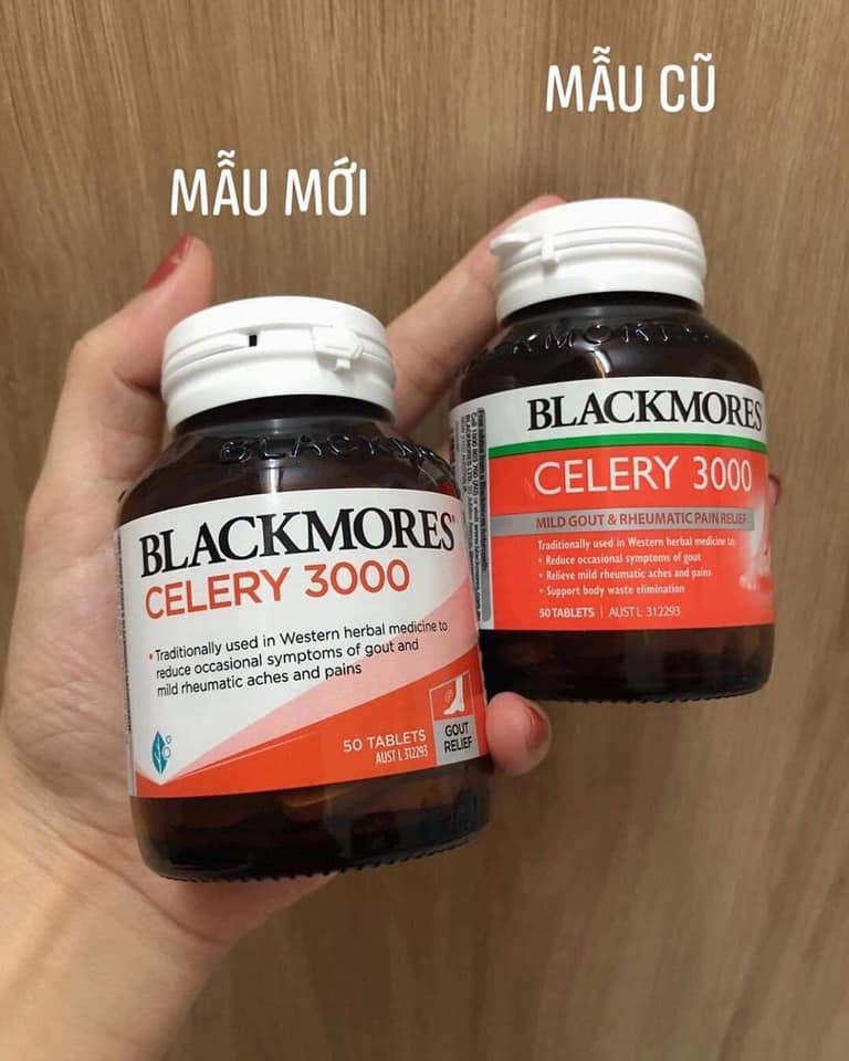 Blackmores Celery 3000 Viên phòng và hỗ trợ điều tri bệnh Gút Blackmore Úc 50v