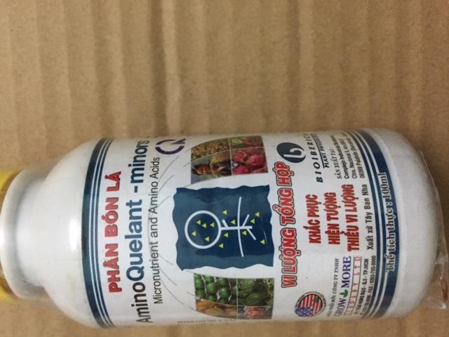 Phân bón lá Amino Quelant – minors ( Vi lượng tổng hợp) 100ml