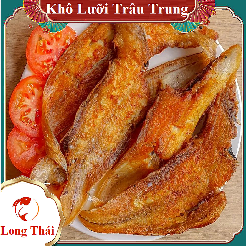 1kg khô cá lưỡi trâu loại trung đặc sản đất mũi - long thái