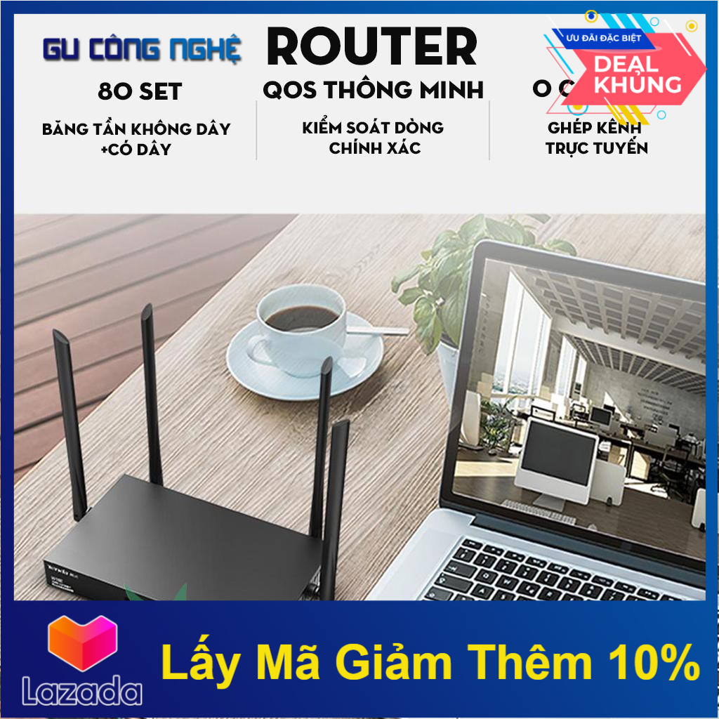 Bộ phát wifi tenda w18e gigabit ac1200mps mạng doanh nghiệp 80 user - vùng phủ sóng -dc4016
