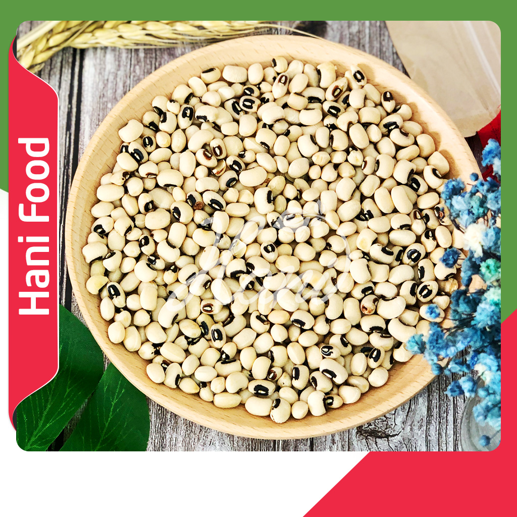 1kg đậu trắng mắt đen sạch nấu chè, nấu ăn, làm bánh 💰 dinh dưỡng hani food