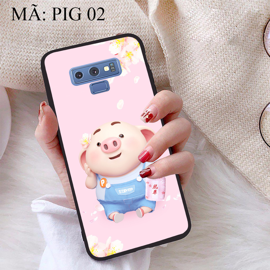 [HCM]Ốp lưng iCase dành cho Samsung Galaxy Note 9 viền dẻo TPU BST Pig Cute