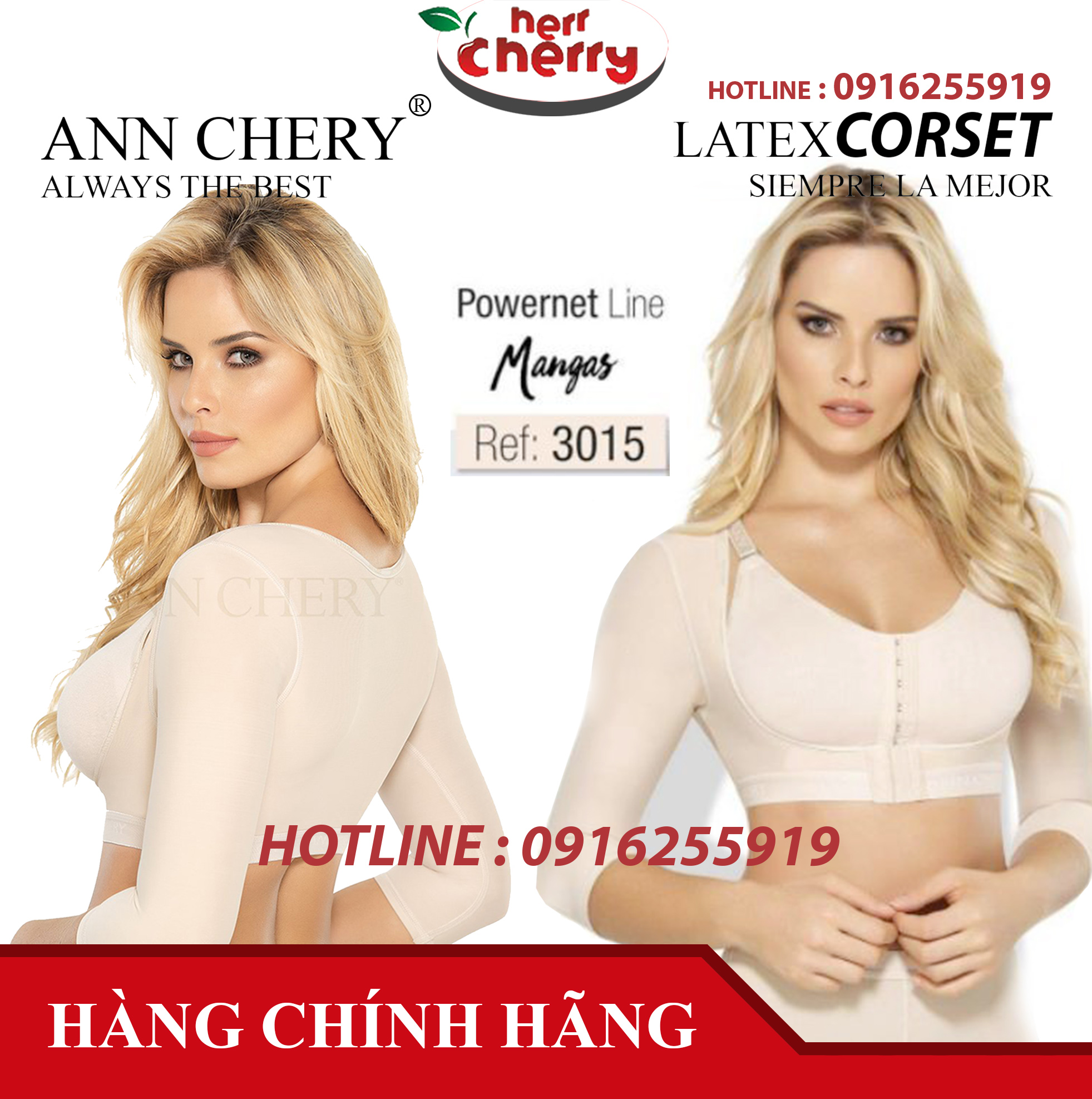 Áo nịt bắp tay Ann Chery 3015 - gen định hình bắp tay sau thẩm mỹ, phẫu thuật và giảm cân
