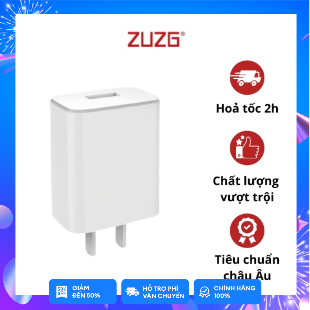 Củ sạc nhanh iphone samsung zuzg 2.4a 10w u01