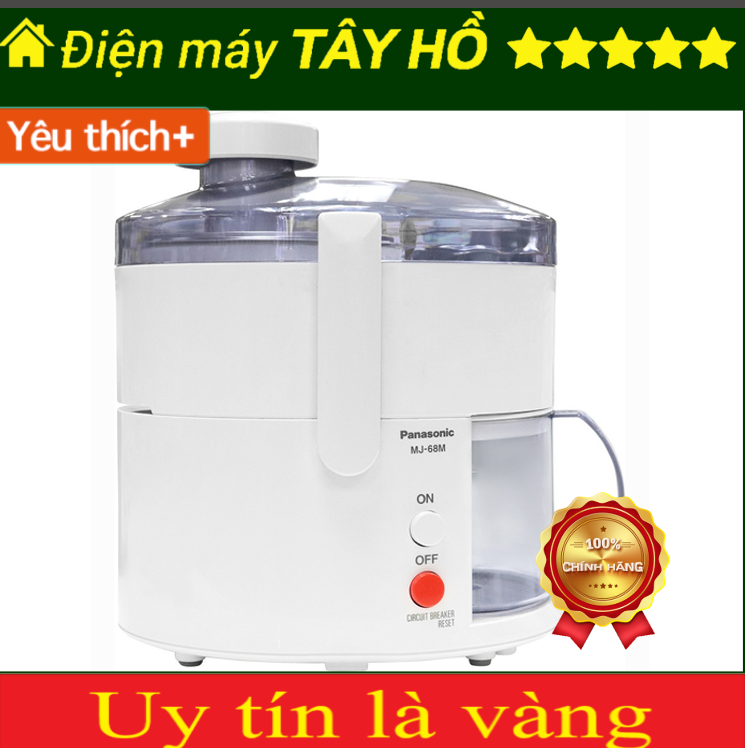 [GIAN HÀNG UY TÍN][HÀNG CHÍNH HÃNG] Máy ép trái cây Panasonic MJ-68MWRA =  Panasonic MJ-H100WRA