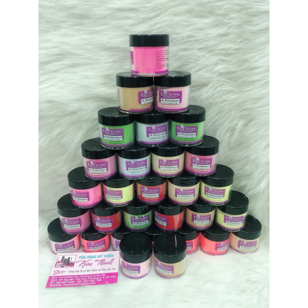Bột đắp móng Ezflow nắp đen