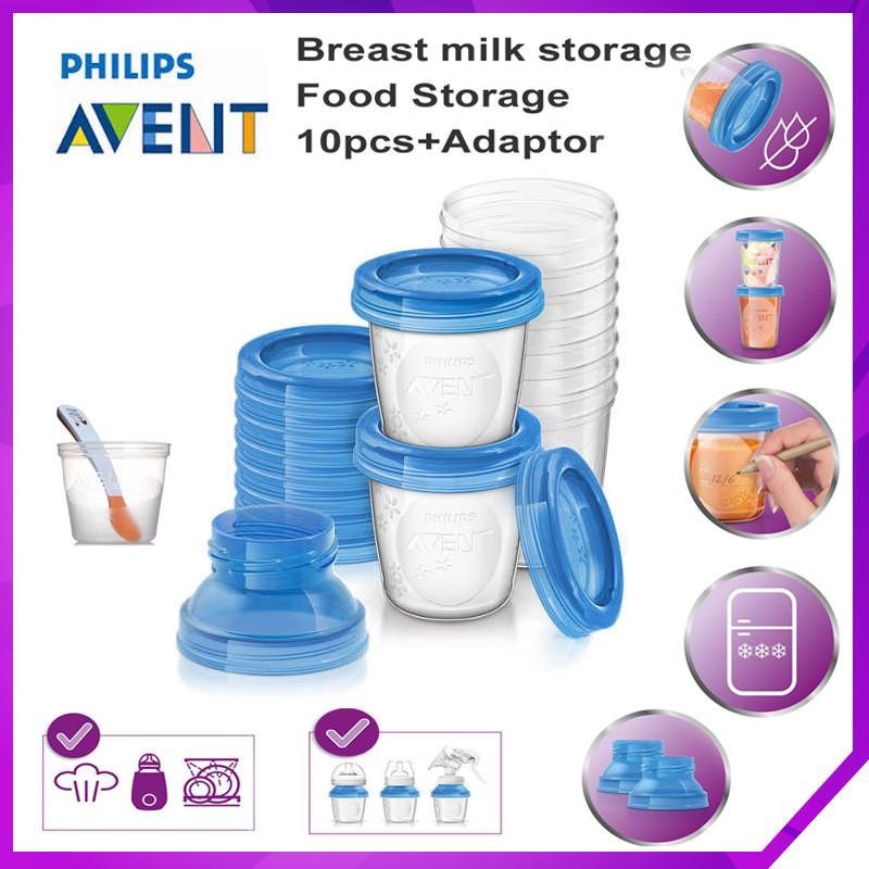 Cốc trữ sữa Avent 180ml và 240ml chính hãng (có tách lẻ)