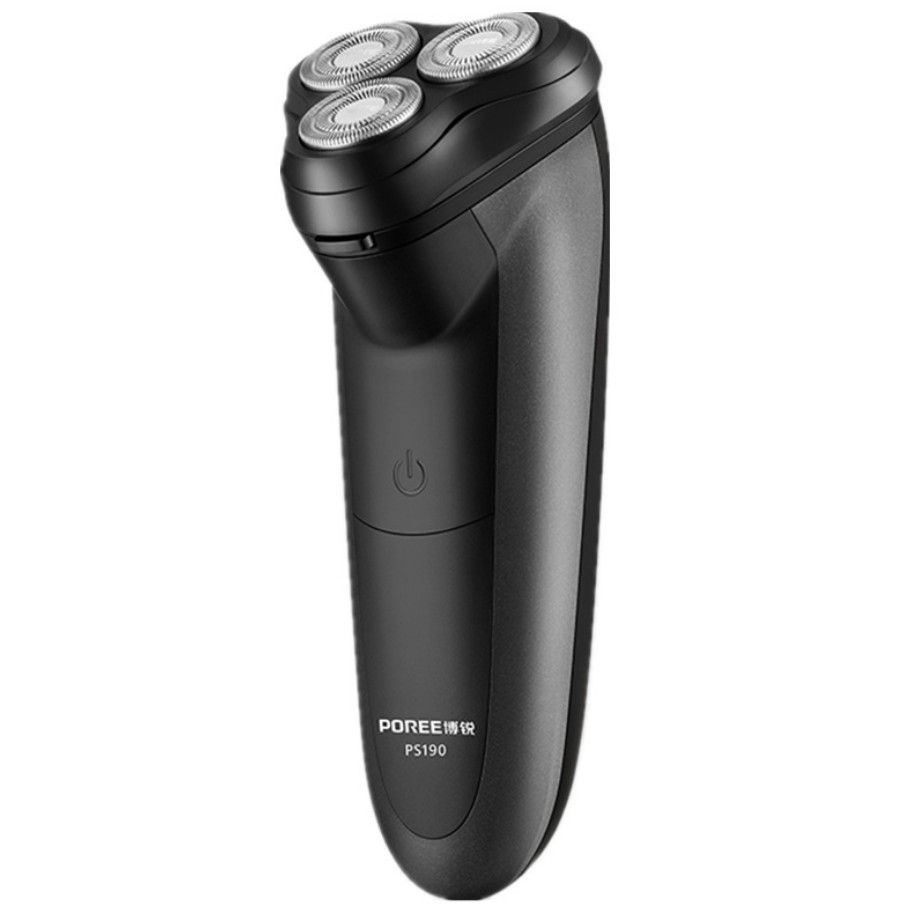 [HCM]Máy Cạo Râu Sạc Điện 3 Lưỡi Poree PS190 May Cau Rau Hàng Xịn Bảo Hành 12 Tháng