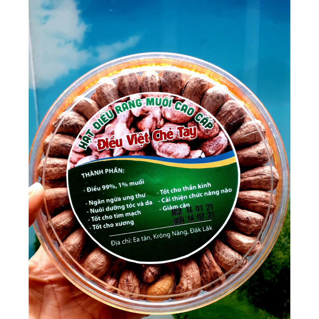 Điều việt chẻ tay - điều rang muối đaklak