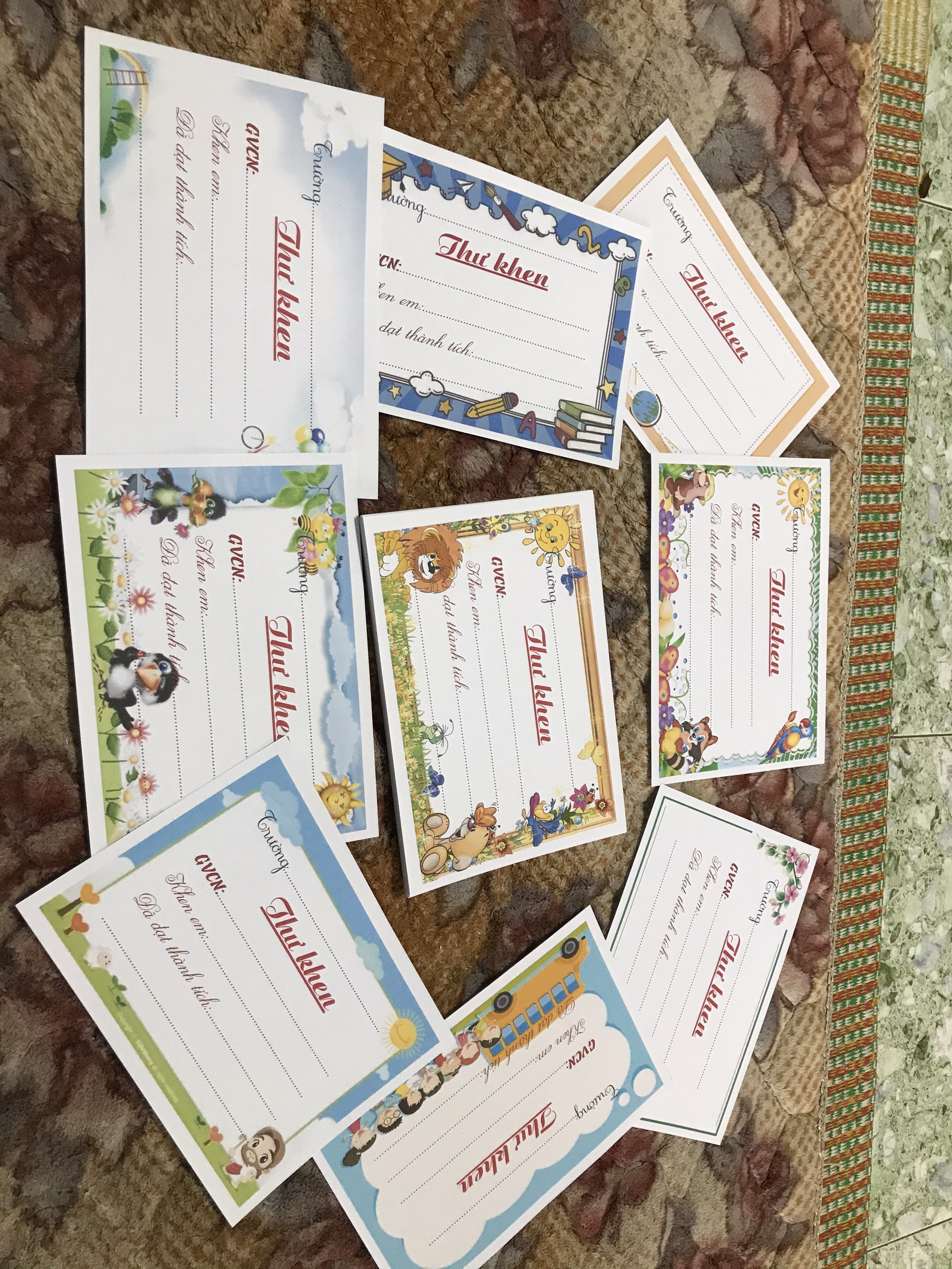 THƯ KHEN (15 tờ A5)