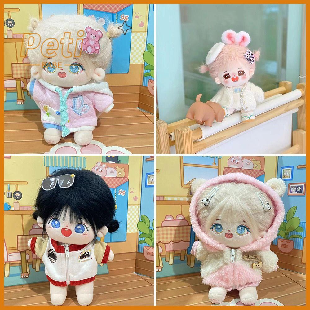 Đồ chơi trẻ em thời trang cho búp bê 20cm cho 1/12bjd búp bê áo nỉ trang phục áo hoodie thủ công áo búp bê áo hoodie búp bê quần áo