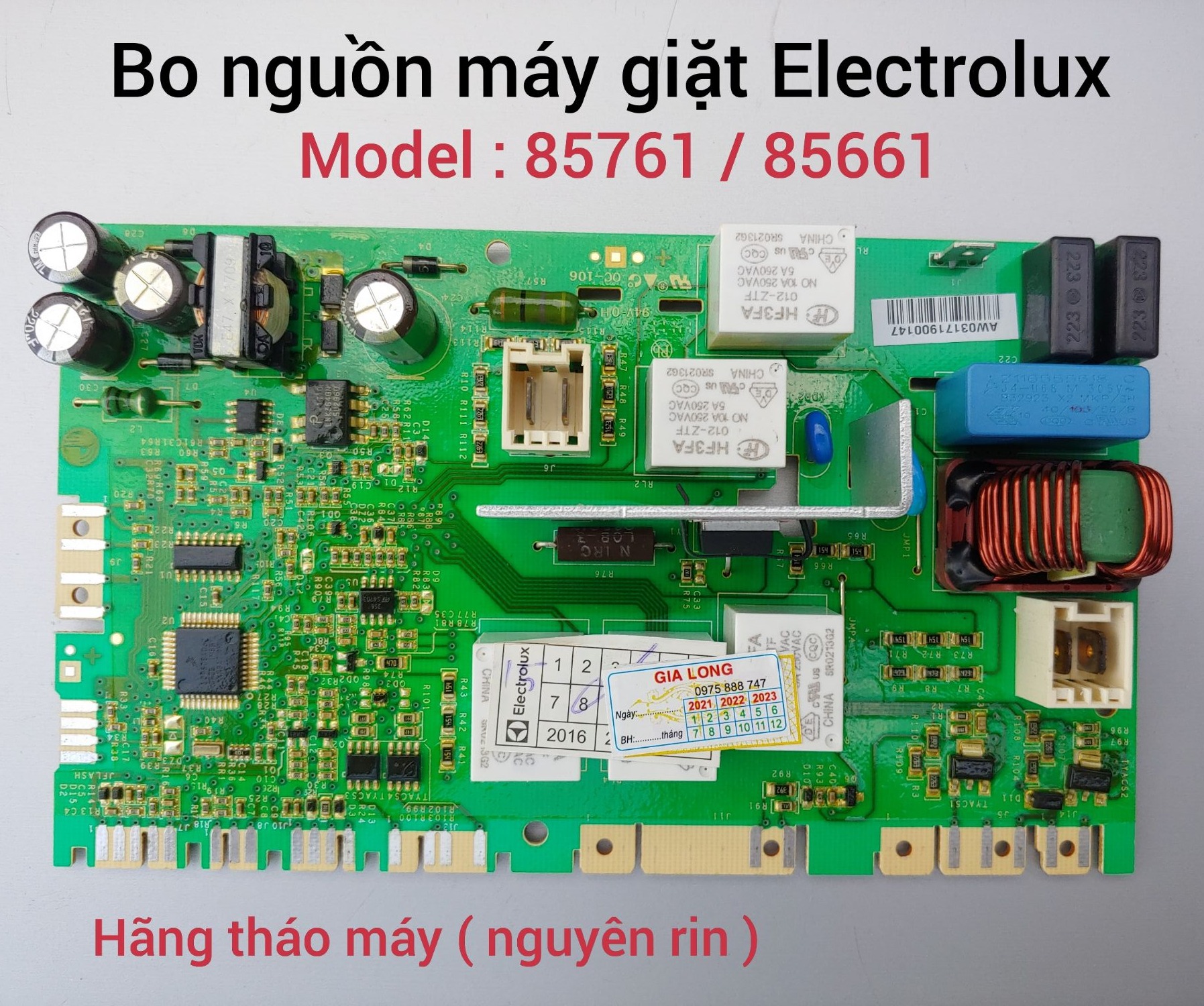 Bo nguồn máy giặt electrolux _ 85661 / 85761