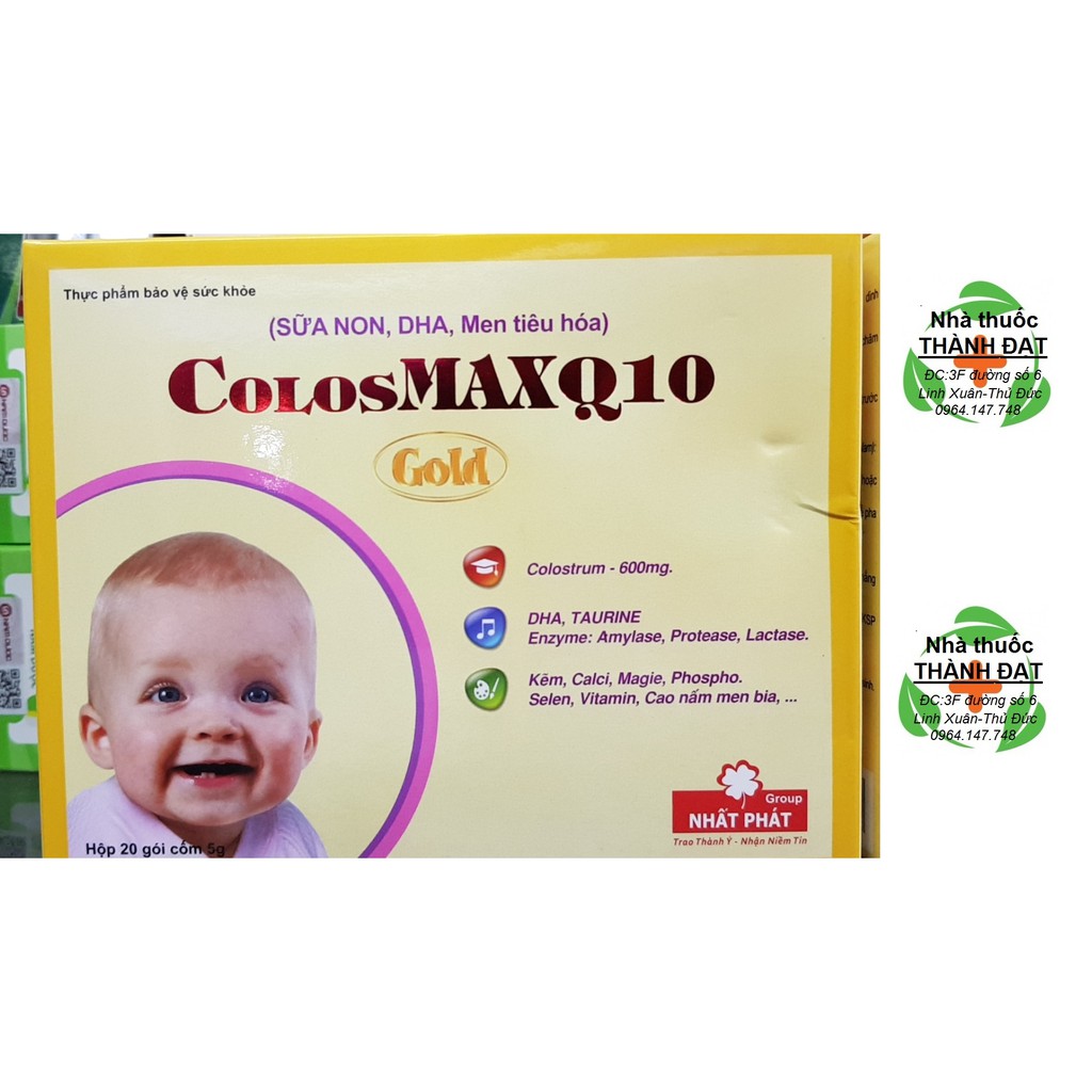Sữa non colosmax q10 gold cho bé trên 1 tuổi