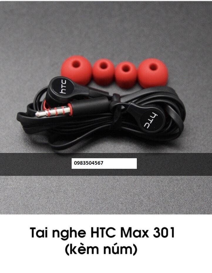 Tai nghe htc max 301 bass cực khỏe-tai bóc máy