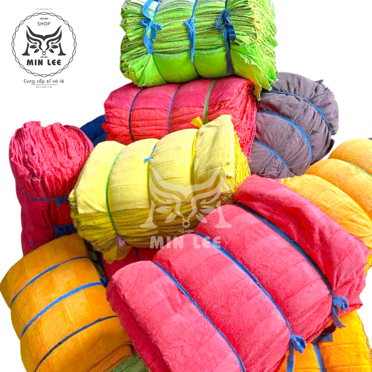 Khăn nối lau vệ sinh,Khăn nối Micorifber, giẻ lau công nghiệp (giao ngẫu nhiên) 1kg