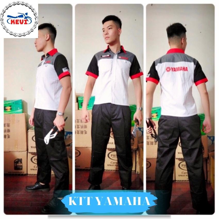 [MIỄN SHIP] Đồng Phục Sửa Xe Máy Yamaha KTT - Hàng Đẹp - KV17