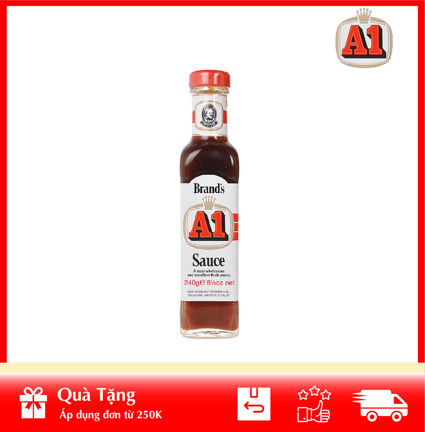 [ HÀNG CÔNG TY NHẬP KHẨU ] Sốt A1 240g – A1 Sauce 240g