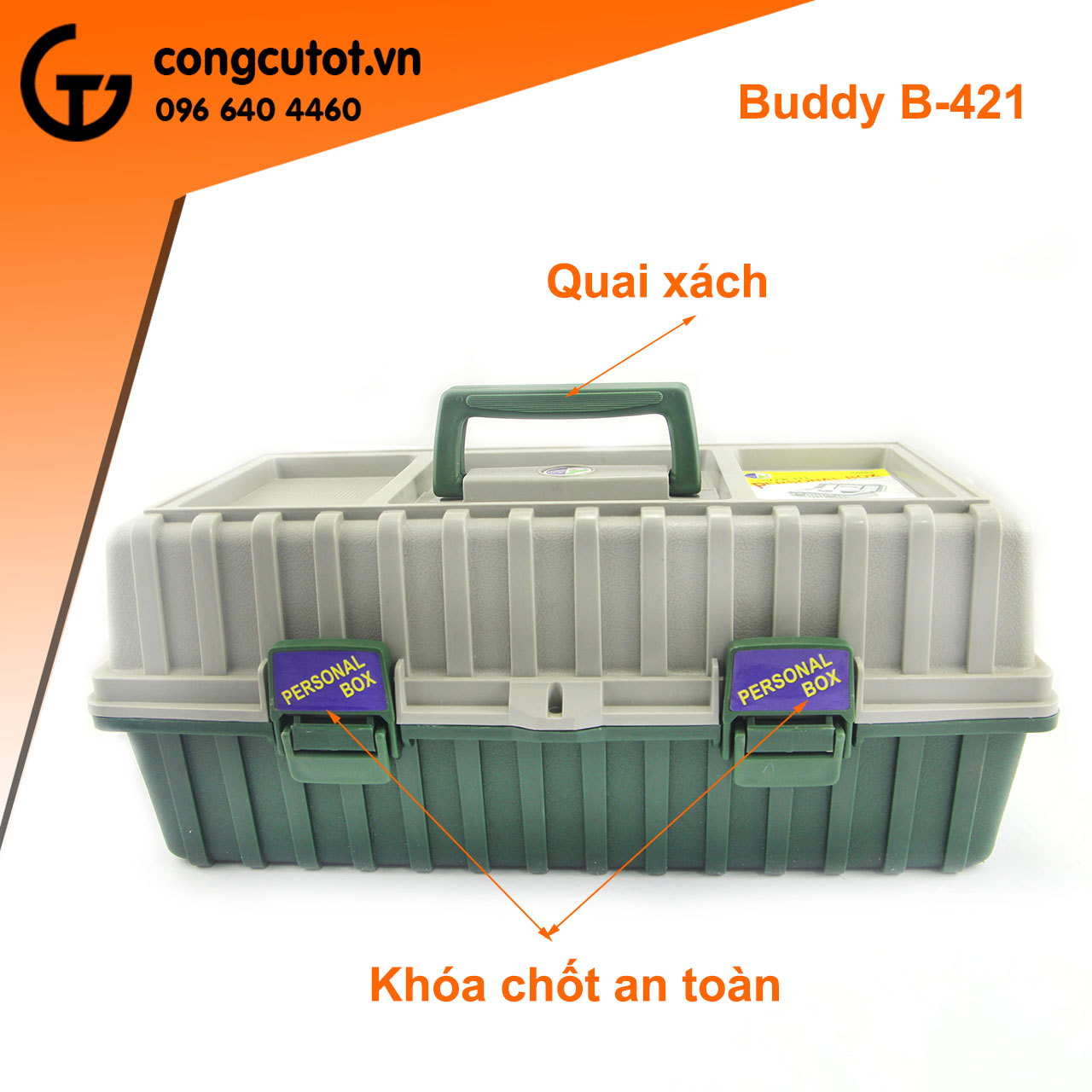 Thùng đựng đồ nghề buddy b-421 k0003