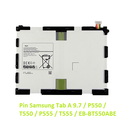 Pin thay thế samsung tab a 9.7 / p550 / t550 / p555 / t555 / eb-bt550abe