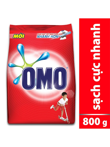Bột giặt omo đỏ 800g